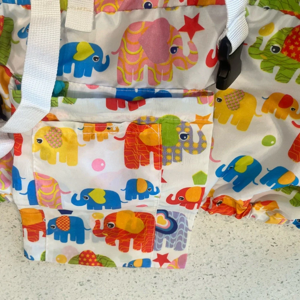 Kids Elephant Print Multicolor Activity Harness / Seat Cover